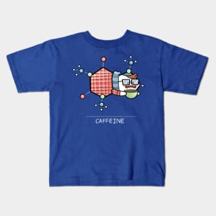 Hipster Caffeine Kids T-Shirt